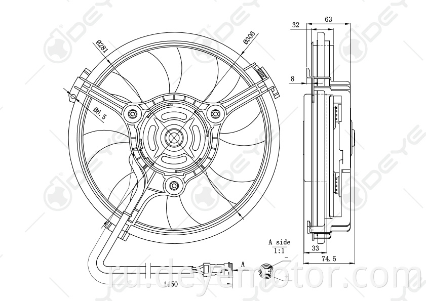 8D0959455C 8D0959455 4B0959455 вентилятор радиатора автомобиля для A4 A6 A8 VW SHARAN FORT GALAXY SEAT ALHAMBRA